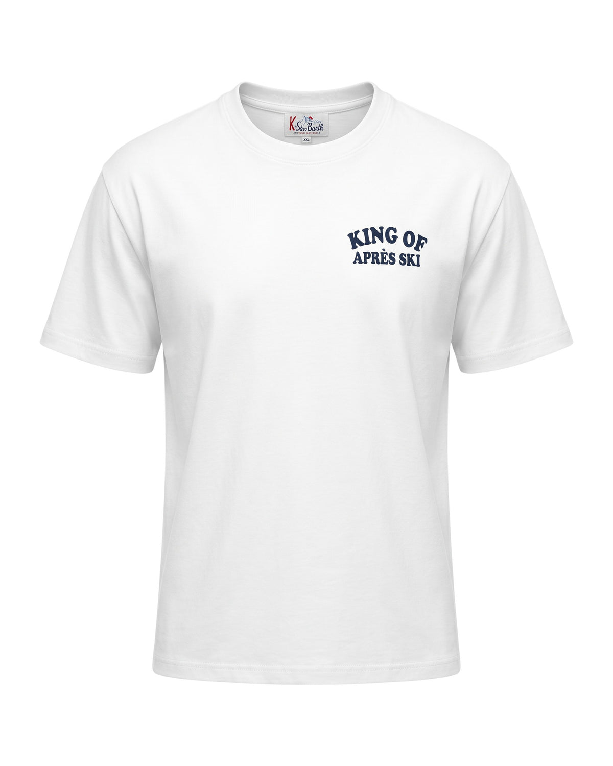 MC2 Saint Barth Delmar Herren Oversize T-Shirt Bear Après Ski Off-White Off-White Bild 2