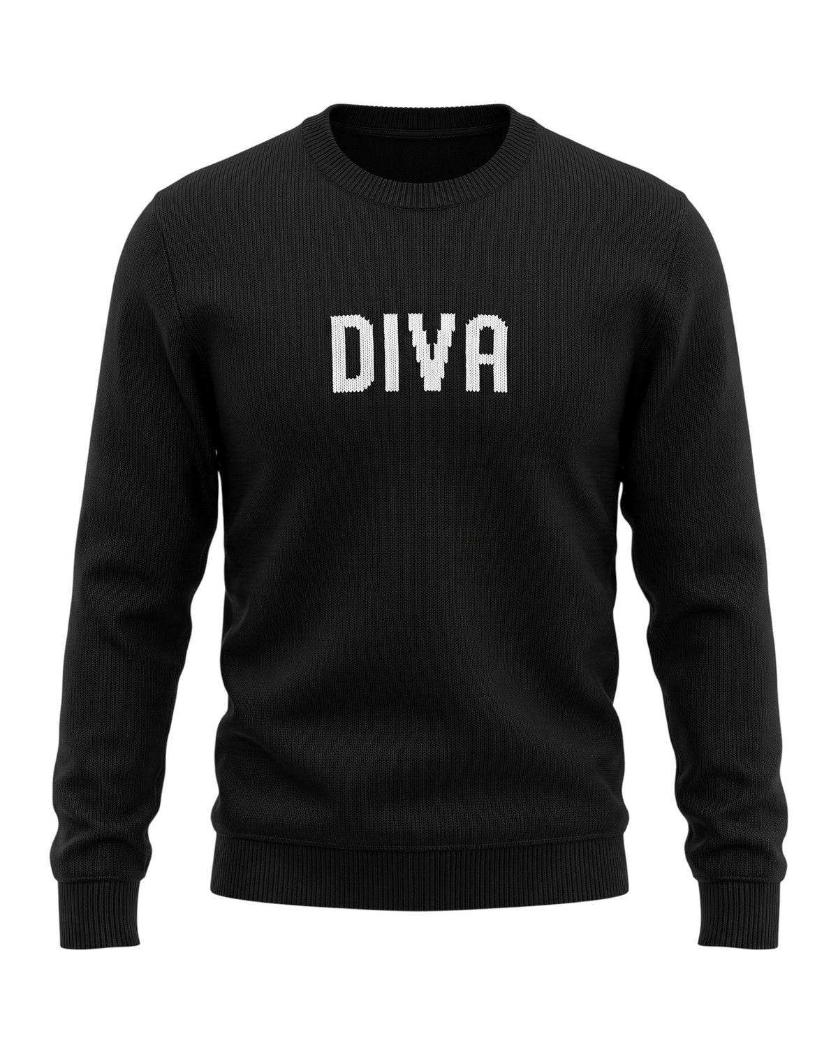 MC2 Saint Barth New Queen Damen Strickpullover Diva Schwarz Schwarz Bild 2