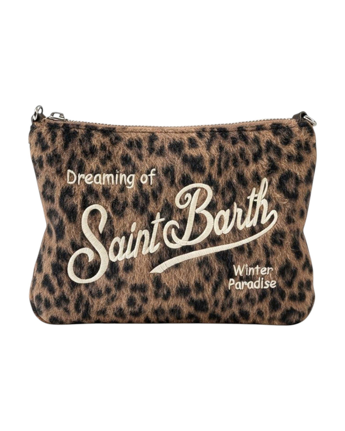 St. Barth Mini Parisienne Damen-Schultertasche Dark Leopard leopard Bild 1
