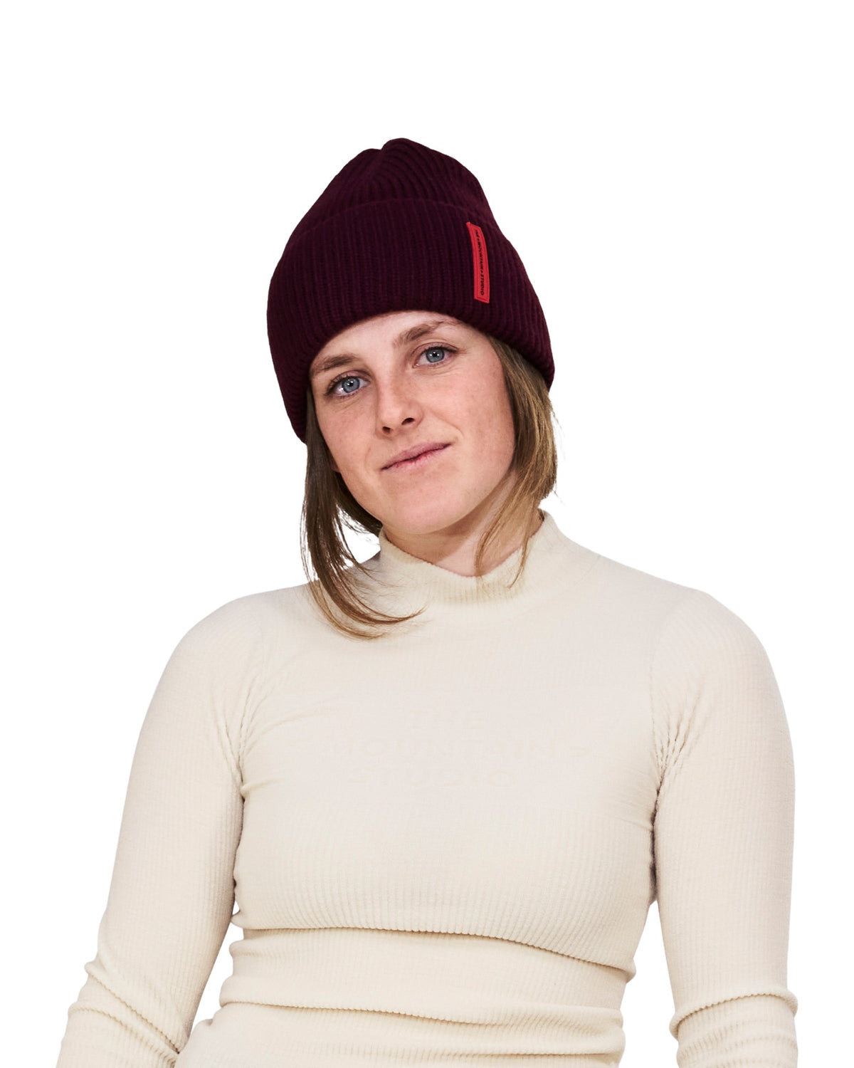 The Mountain Studio C-12 Are Unisex-Wollmütze Off-White Bild 18