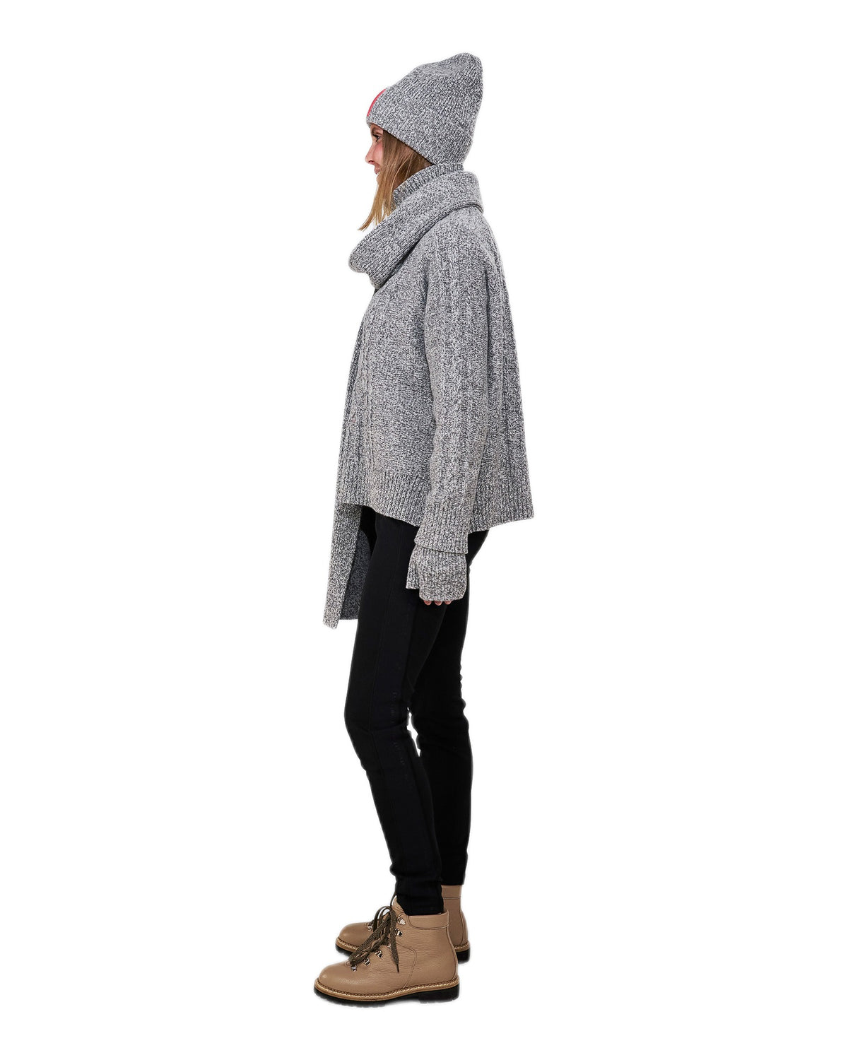 The Mountain Studio C-22 Unisex-Strickmütze grau Bild 5