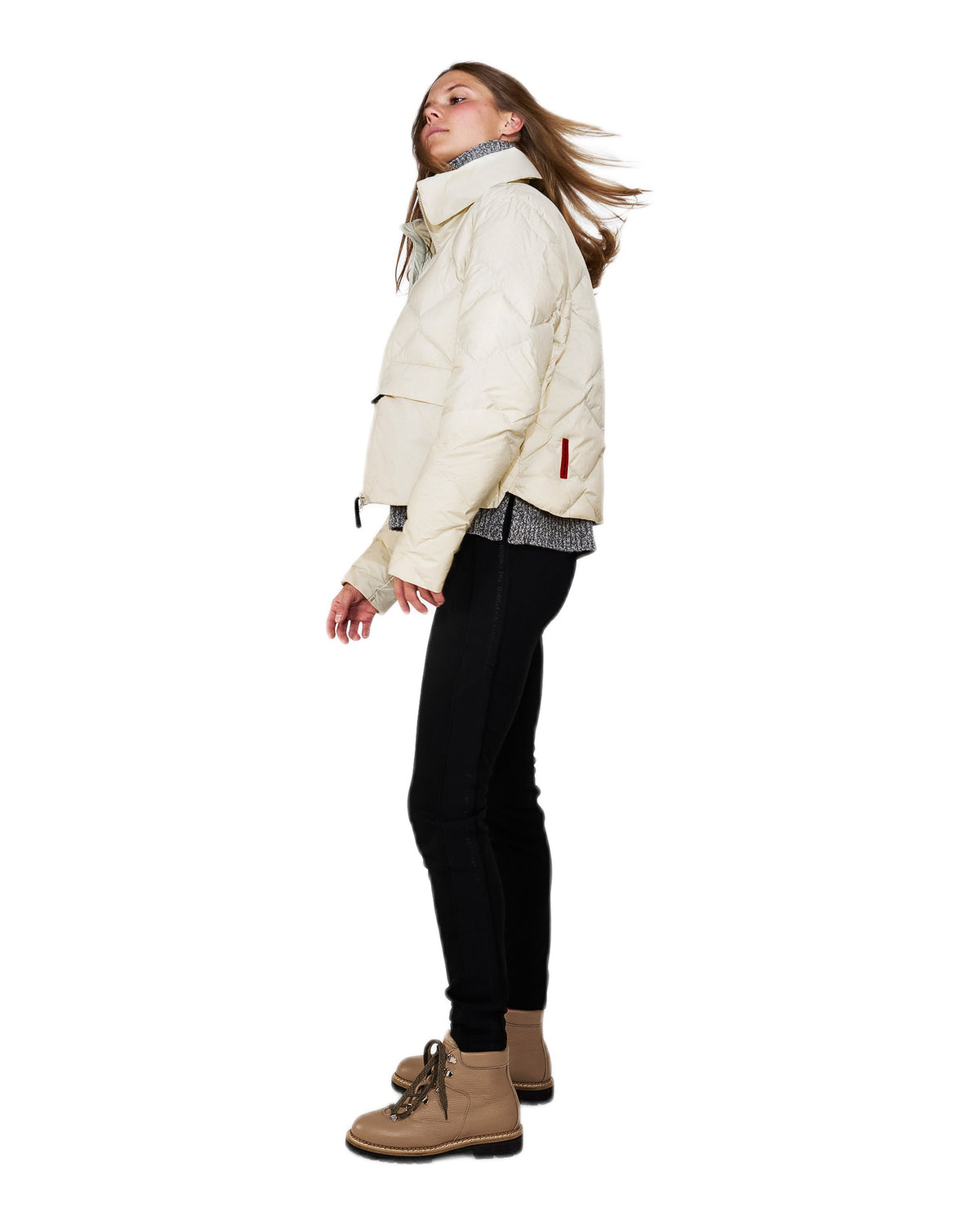 The Mountain Studio D-14 WUL Damen-Daunenjacke – Delicioso Brown braun Bild 13