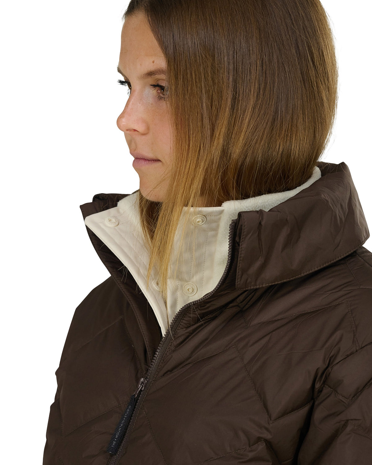 The Mountain Studio D-14 WUL Damen-Daunenjacke – Delicioso Brown braun Bild 5