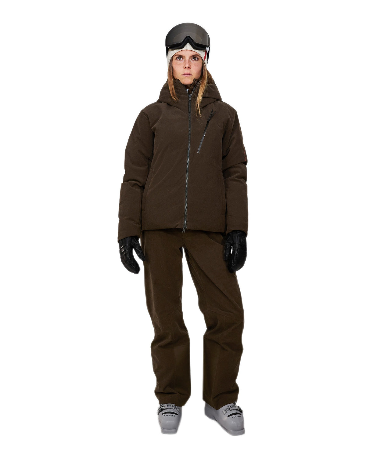 The Mountain Studio D-5 WC Damen-Daunenjacke braun Bild 10