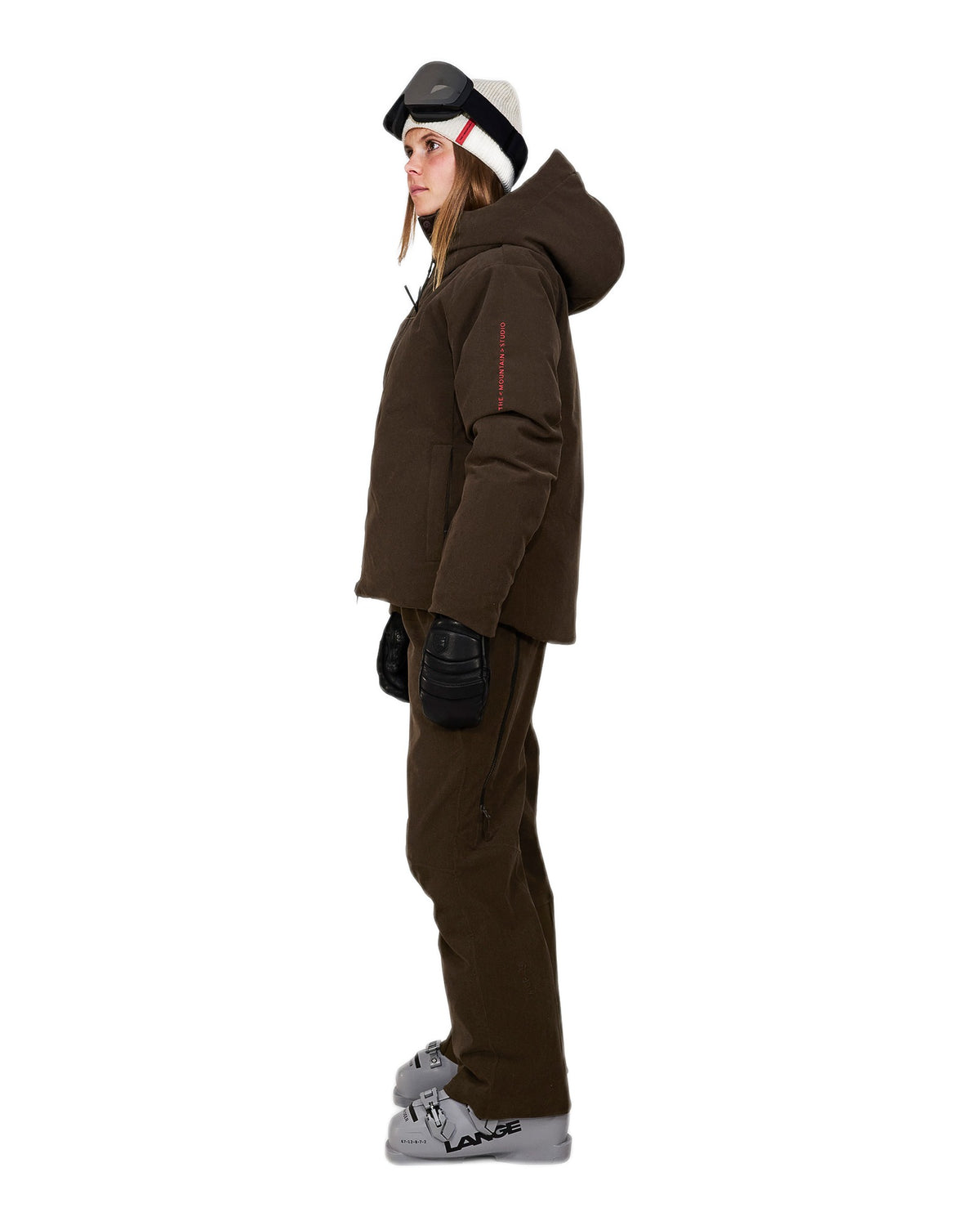 The Mountain Studio D-5 WC Damen-Daunenjacke braun Bild 11
