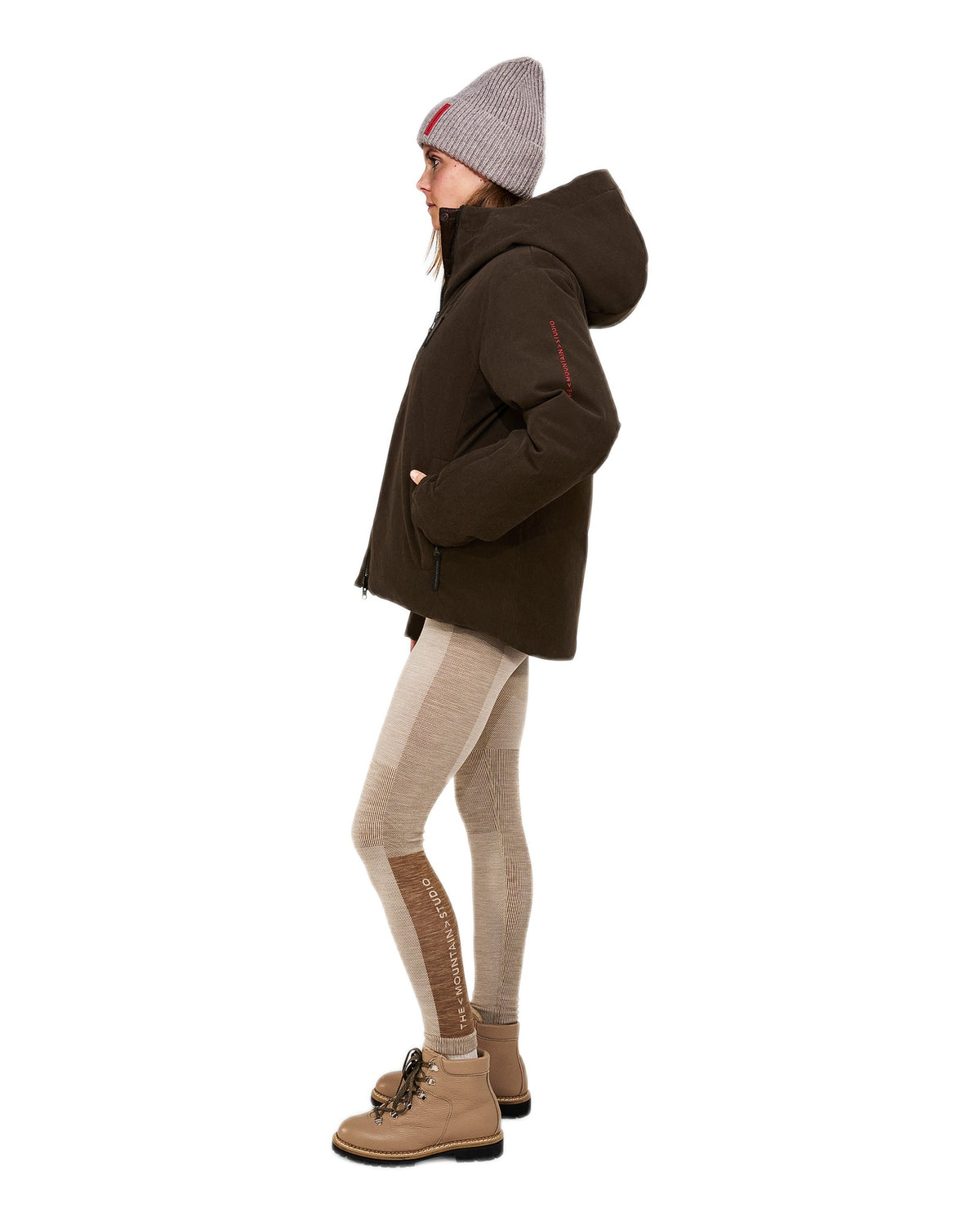 The Mountain Studio D-5 WC Damen-Daunenjacke braun Bild 6