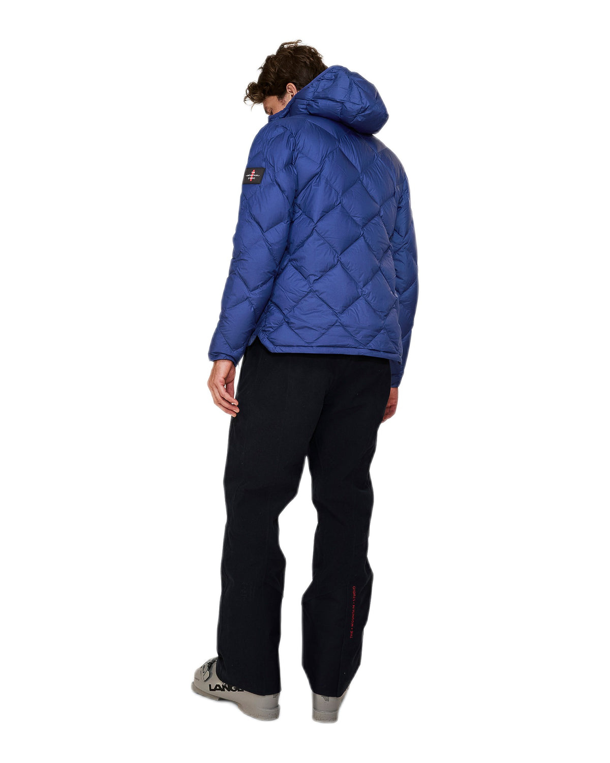 The Mountain Studio D-7 UL Pertex Ultralight Herren-Daunenjacke mit Kapuze Off-White Bild 12
