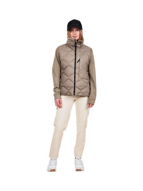 The Mountain Studio E-10 Ultralight Hybrid Jacke Damen hellbraun hellbraun Bild 1