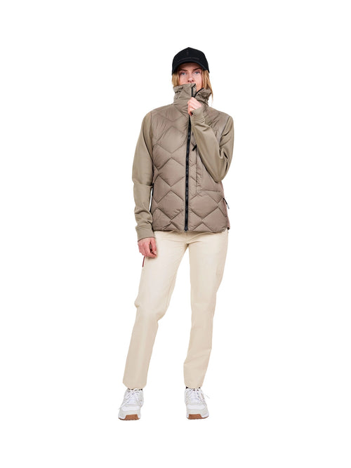 The Mountain Studio E-10 Ultralight Hybrid Jacke Damen hellbraun hellbraun Bild 2