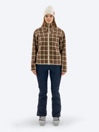 The Mountain Studio E-9 W Midlayer Damen braun braun Bild 2