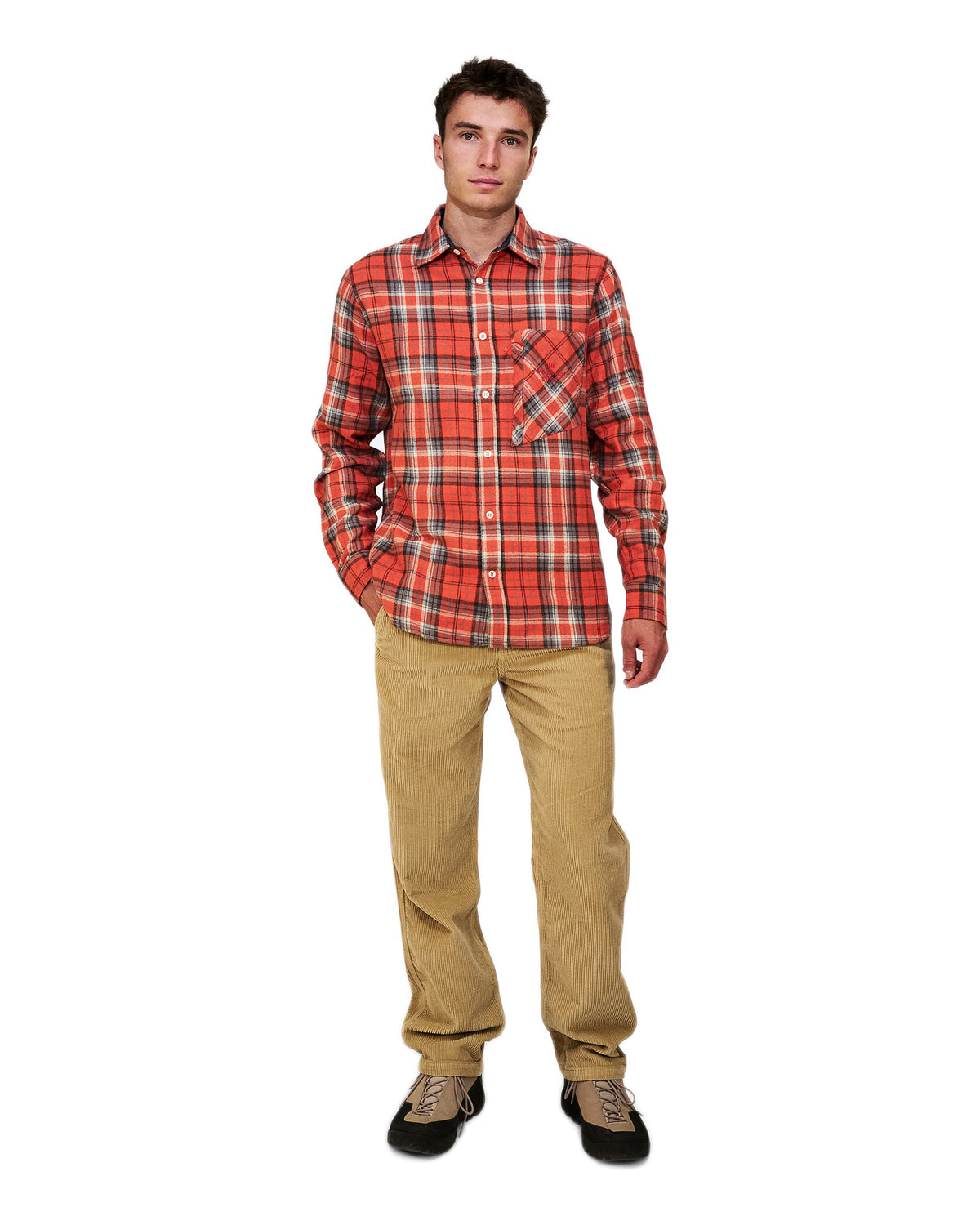 The Mountain Studio G-2 Herren-Overshirt – Grenadine rot Bild 3