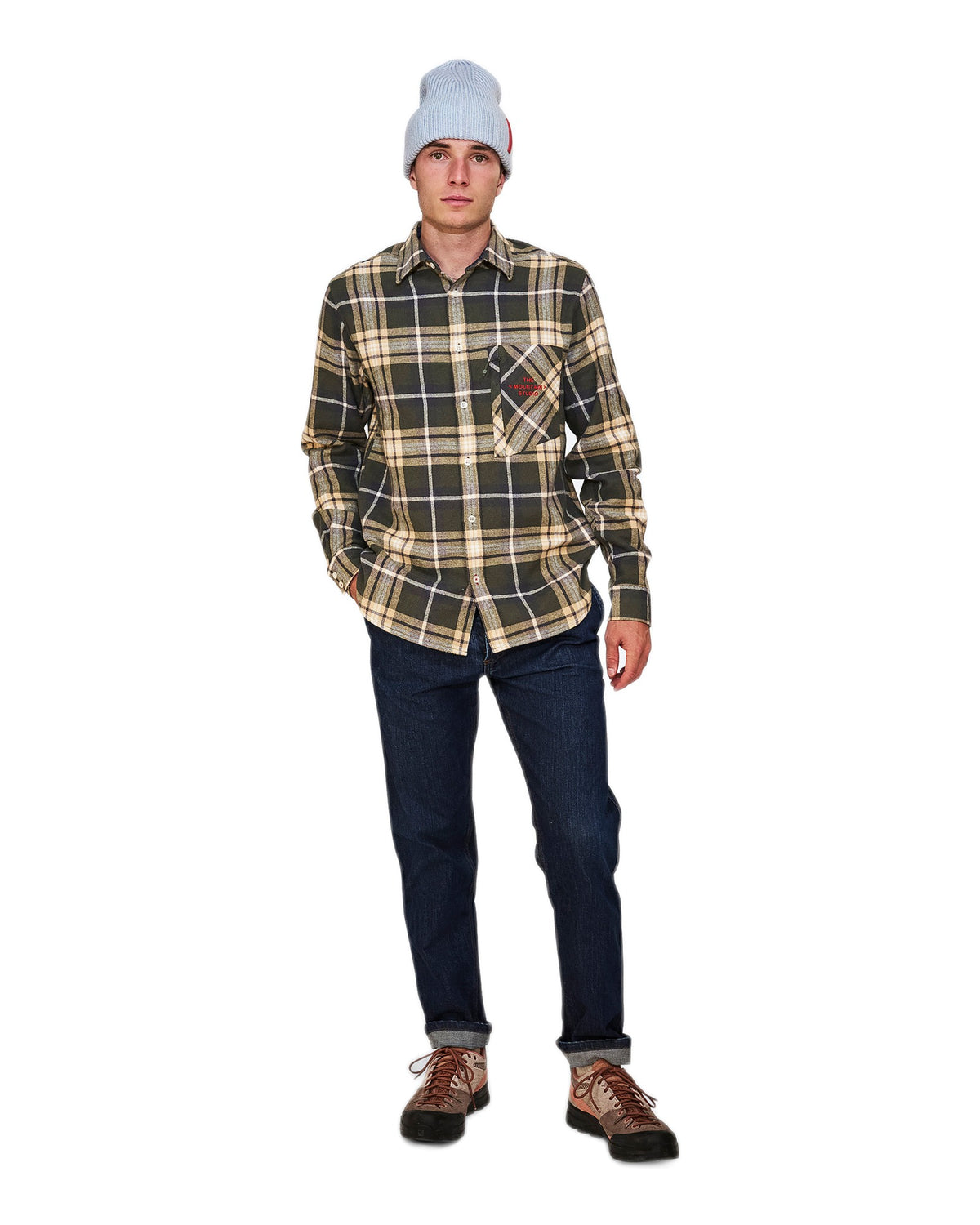 The Mountain Studio G-2 Herren-Overshirt – Grenadine rot Bild 9