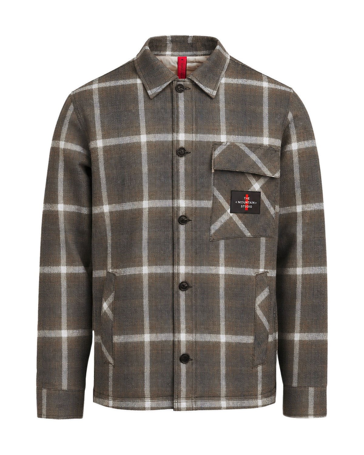 The Mountain Studio G-3 Herren-Overshirt – Peat dunkelbraun Bild 1