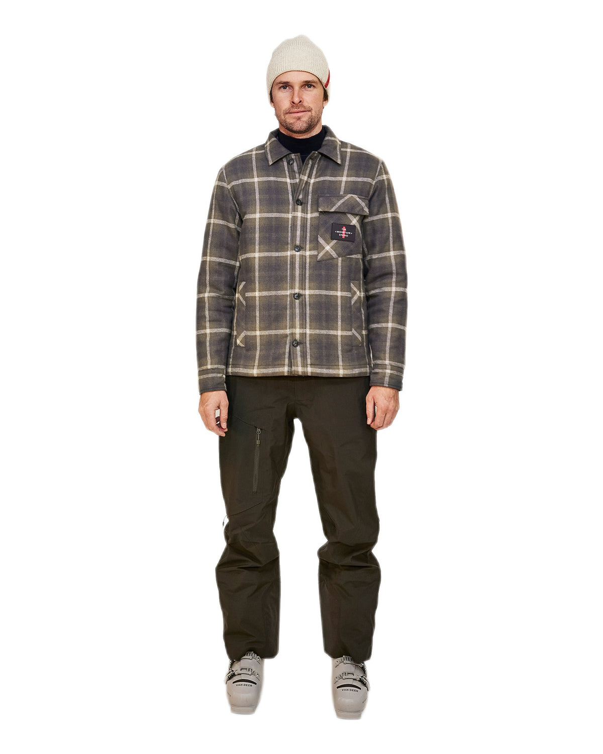 The Mountain Studio G-3 Herren-Overshirt – Peat dunkelbraun Bild 3
