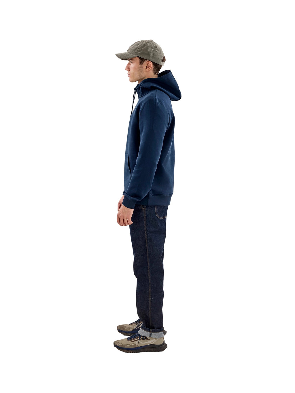 The Mountain Studio H-9 Half Zip Hood Herren weiss weiss Bild 6