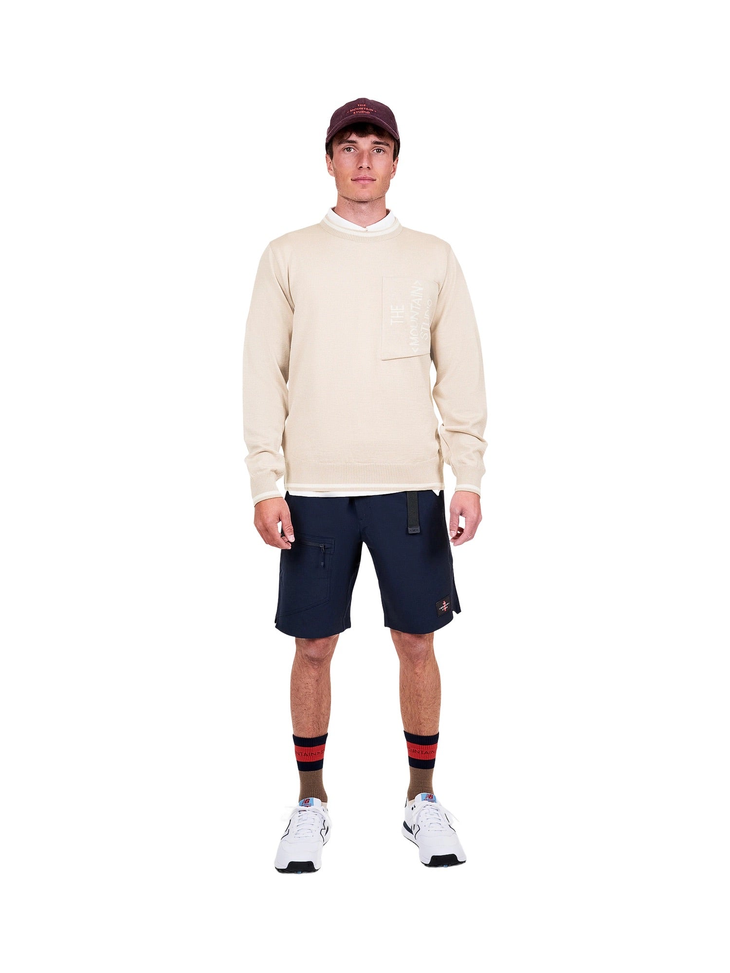 The Mountain Studio K-13 Strickpullover Herren beige beige Bild 1