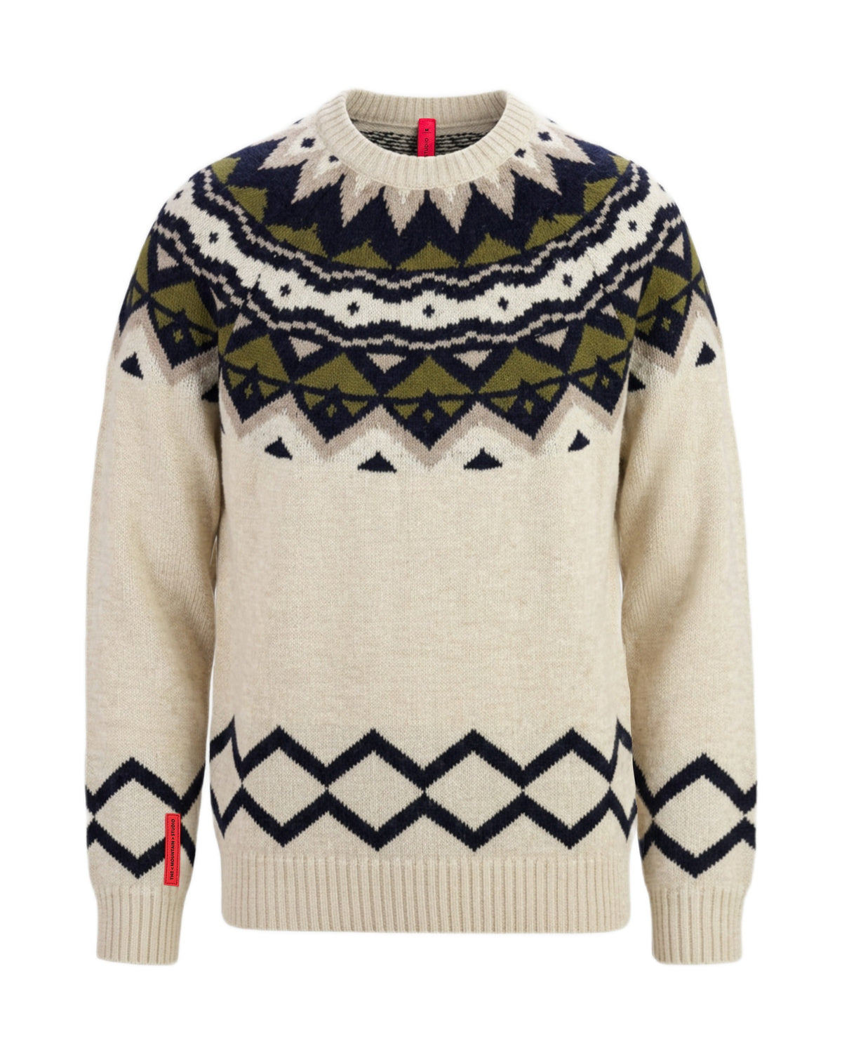 The Mountain Studio K-19 Herrenpullover Off-White Bild 1