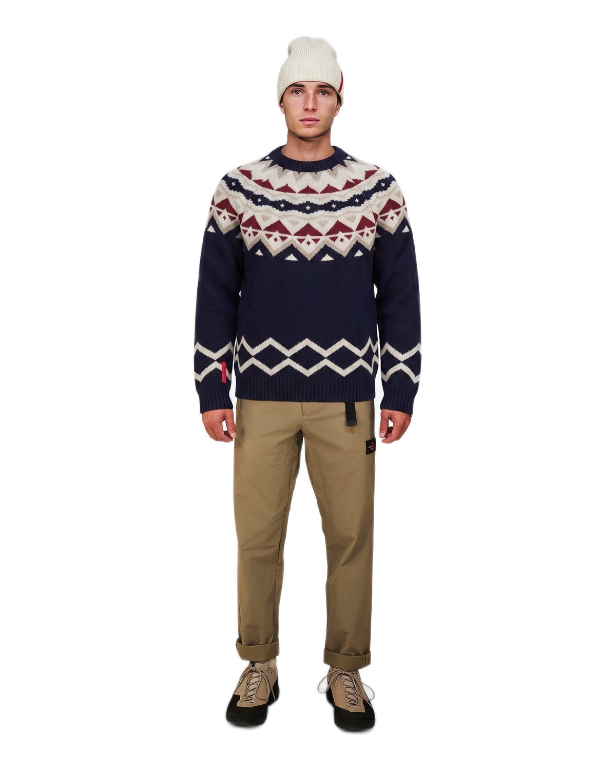 The Mountain Studio K-19 Herrenpullover Off-White Bild 6
