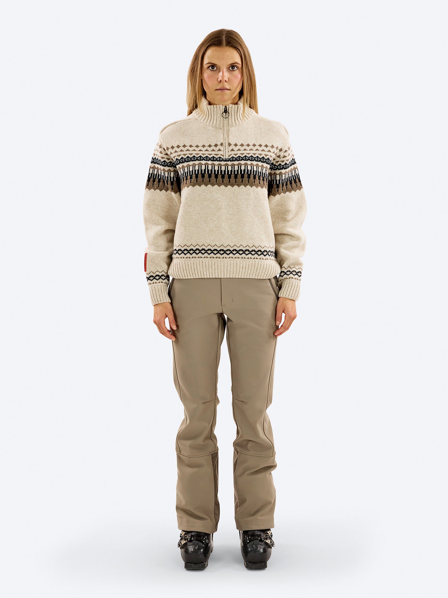 The Mountain Studio K-7 Sweater Damen beige beige Bild 2