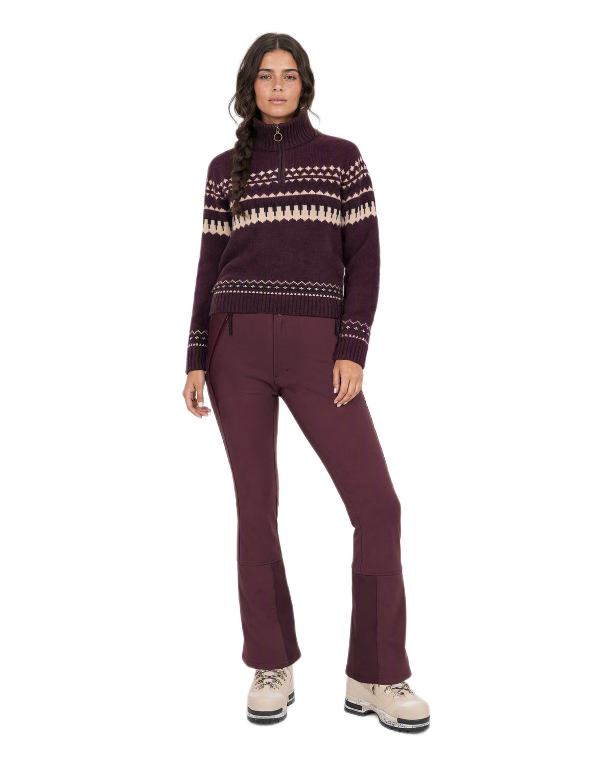 The Mountain Studio K-7 Sweater Damen beige beige Bild 15
