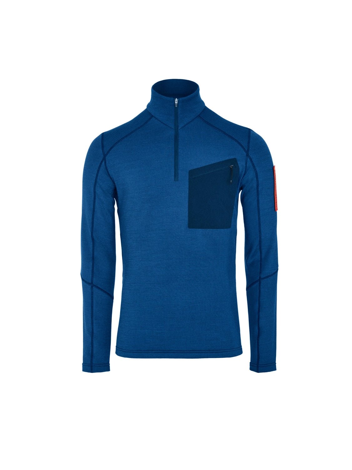 The Mountain Studio Mid T-Neck Herren blau blau Bild 1