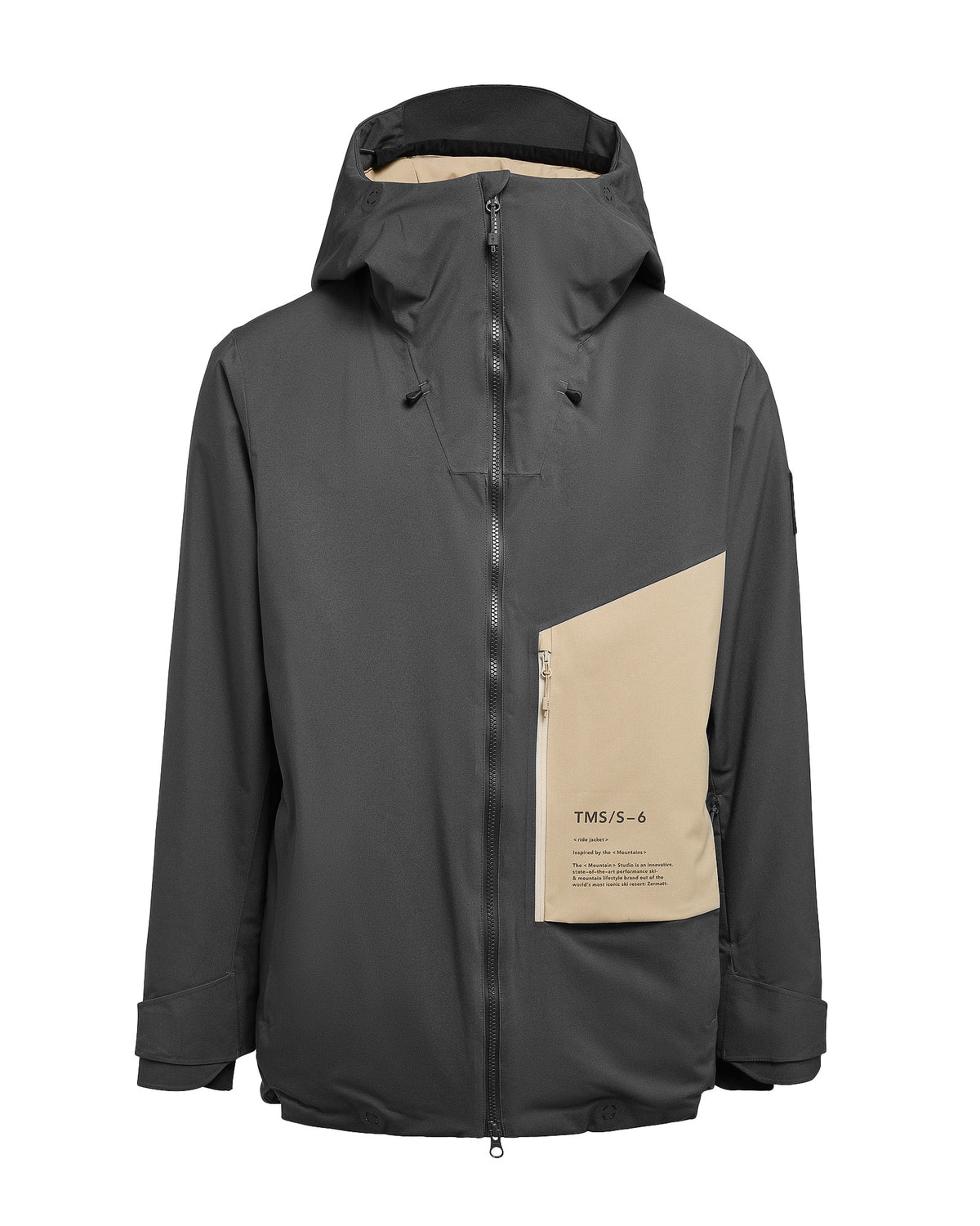 The Mountain Studio S-6 Skijacke Herren beige beige Bild 6