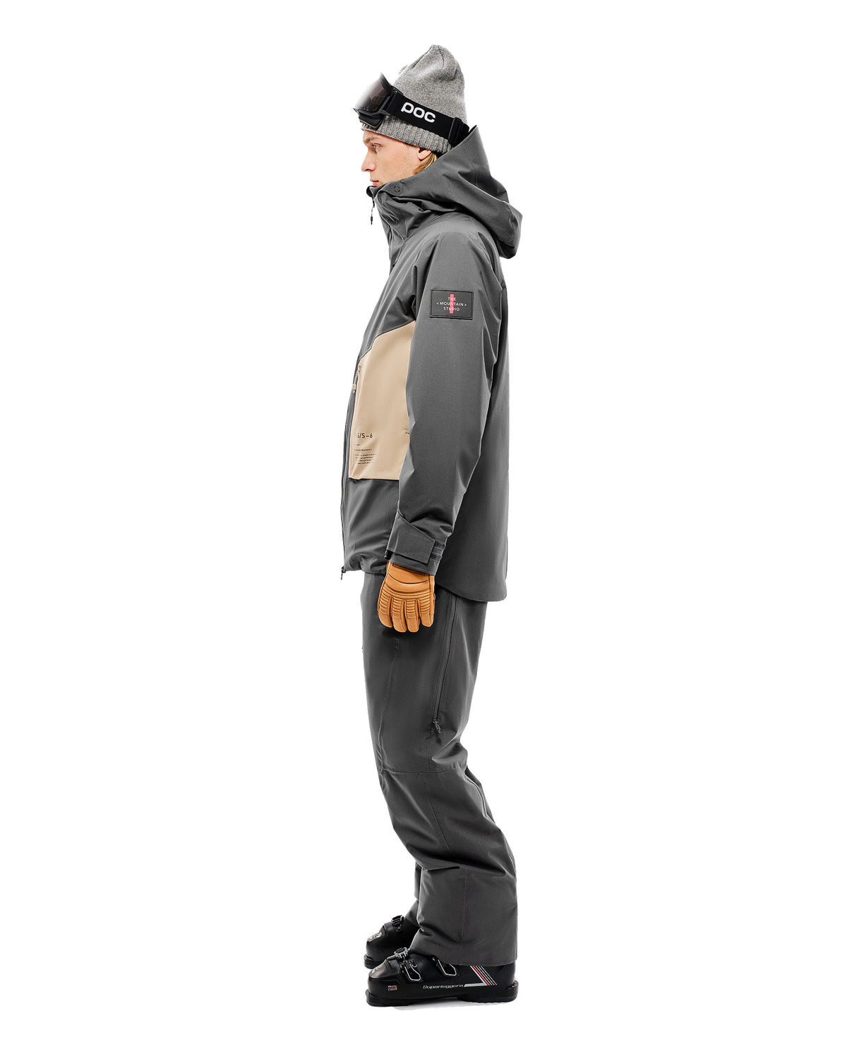 The Mountain Studio S-6 Skijacke Herren beige beige Bild 8
