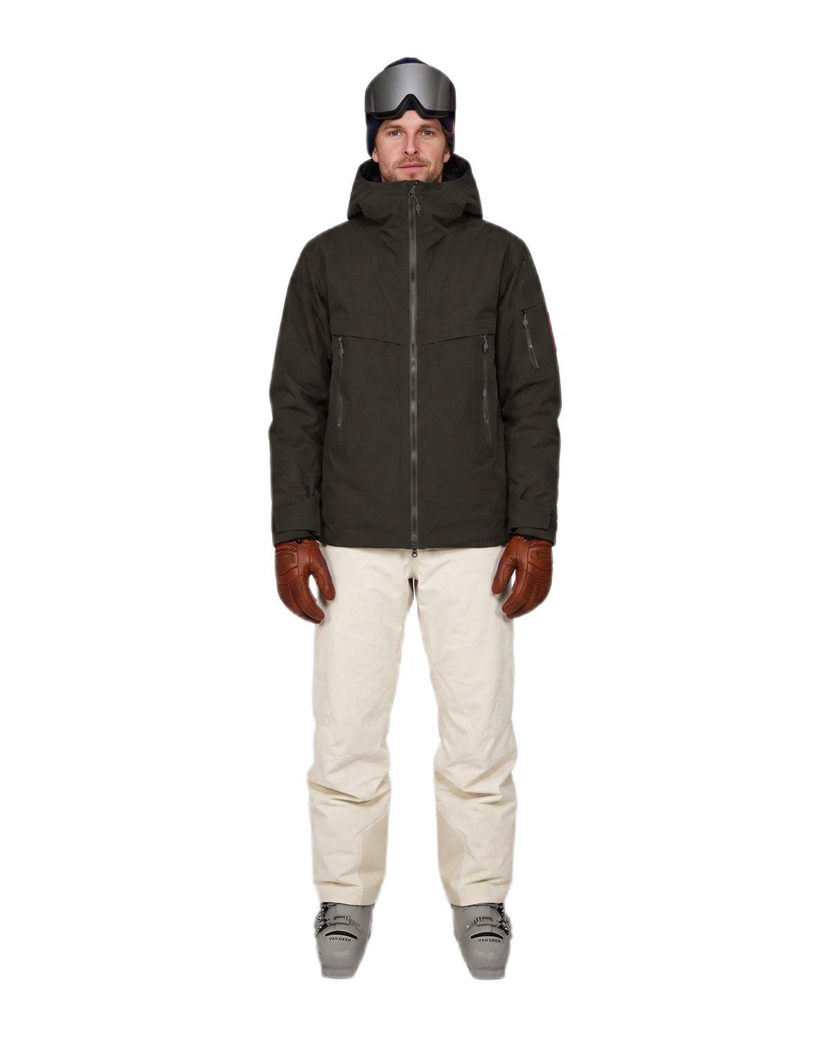 The Mountain Studio S-8 ALP-3 3L PrimaLoft Herren-Skijacke beige Bild 15