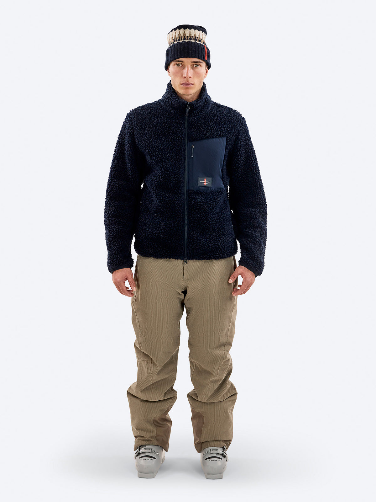 The Mountain Studio Soft Wool Jacket Herren dunkelblau dunkelblau Bild 2