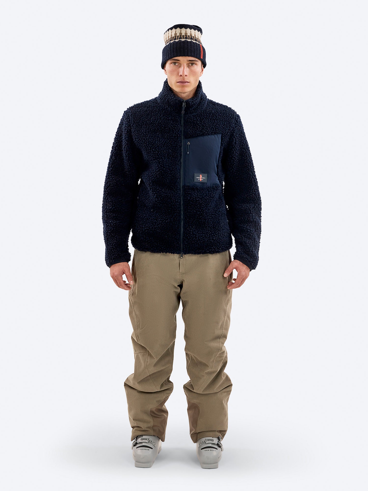 The Mountain Studio Soft Wool Jacket Herren dunkelblau dunkelblau Bild 2
