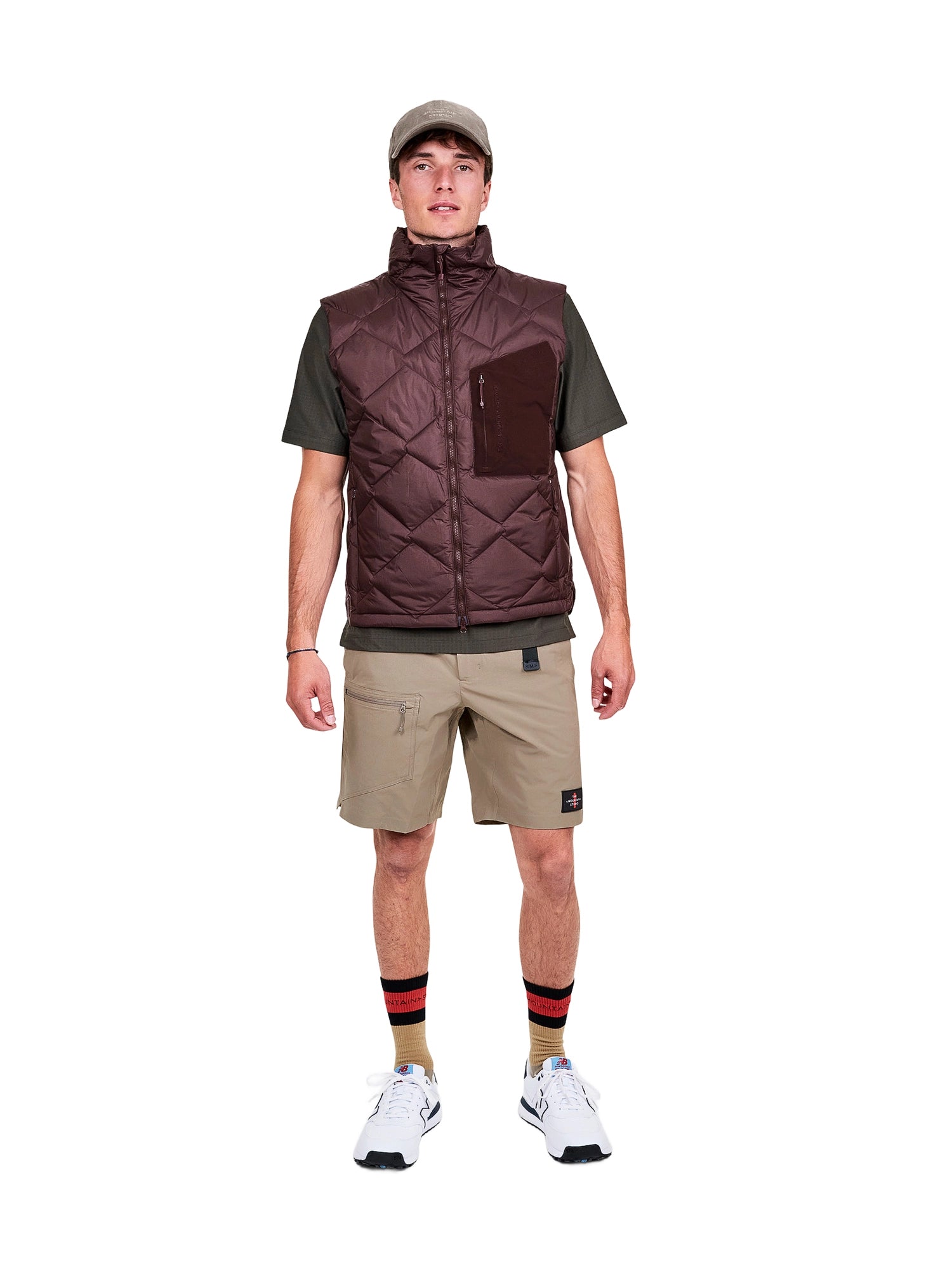 The Mountain Studio V-11 UL Ultralight Down Vest Westen Herren dunkelbraun dunkelbraun Bild 1