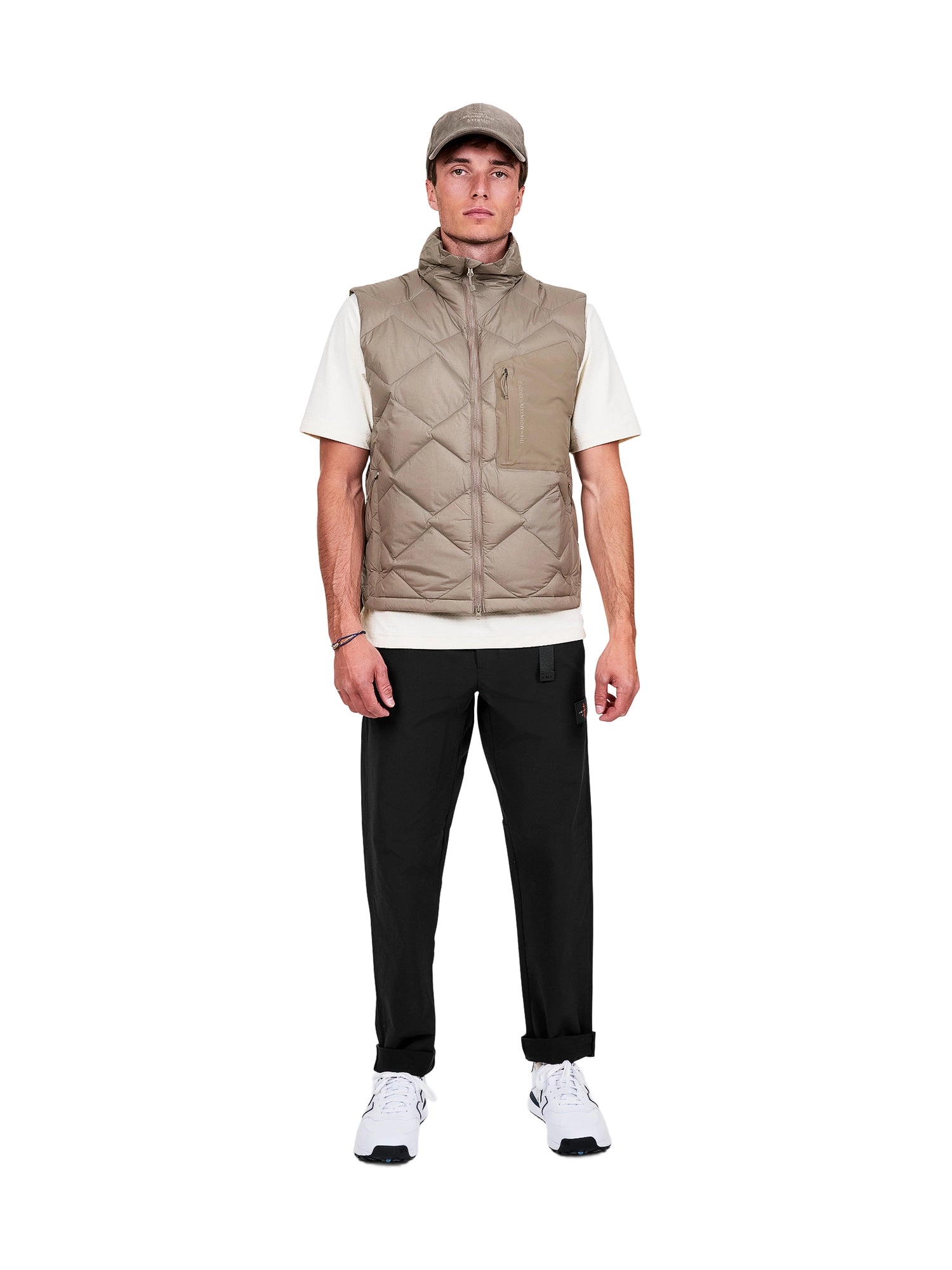 The Mountain Studio V-11 UL Ultralight Down Vest Westen Herren dunkelbraun - THE MOUNTAIN STUDIO - MEINFREUDENHAUS