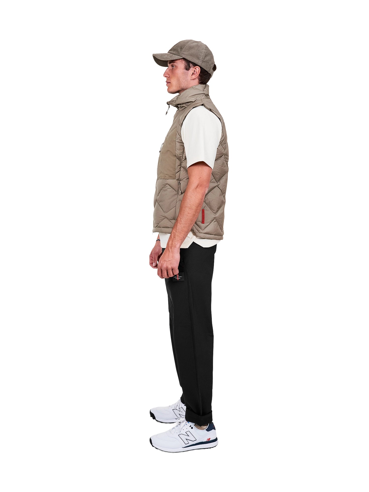 The Mountain Studio V-11 UL Ultralight Down Vest Westen Herren dunkelbraun - THE MOUNTAIN STUDIO - MEINFREUDENHAUS