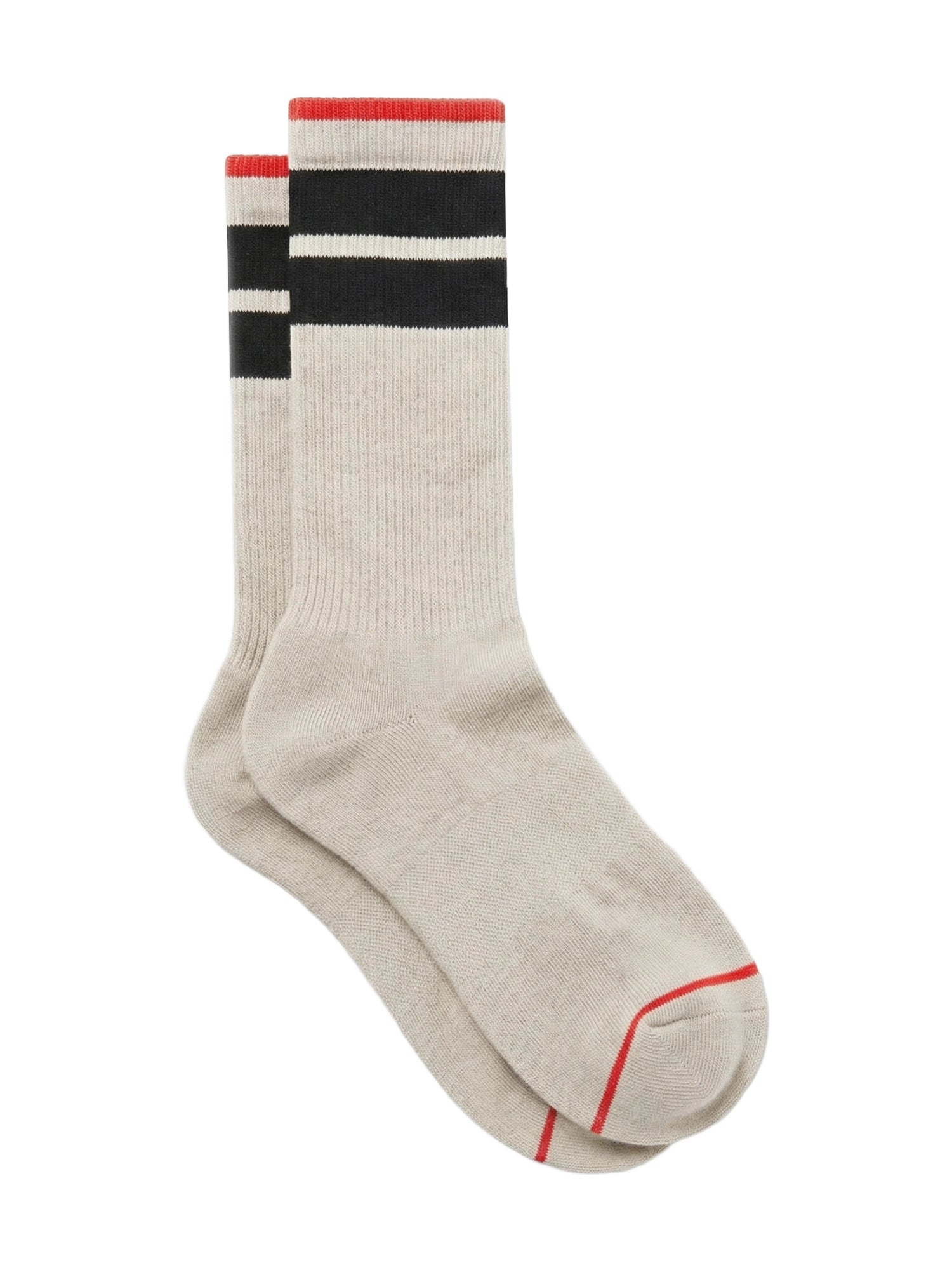 The Mountain Studio W-14 Stripe Socks Socken Unisex beige beige Bild 1