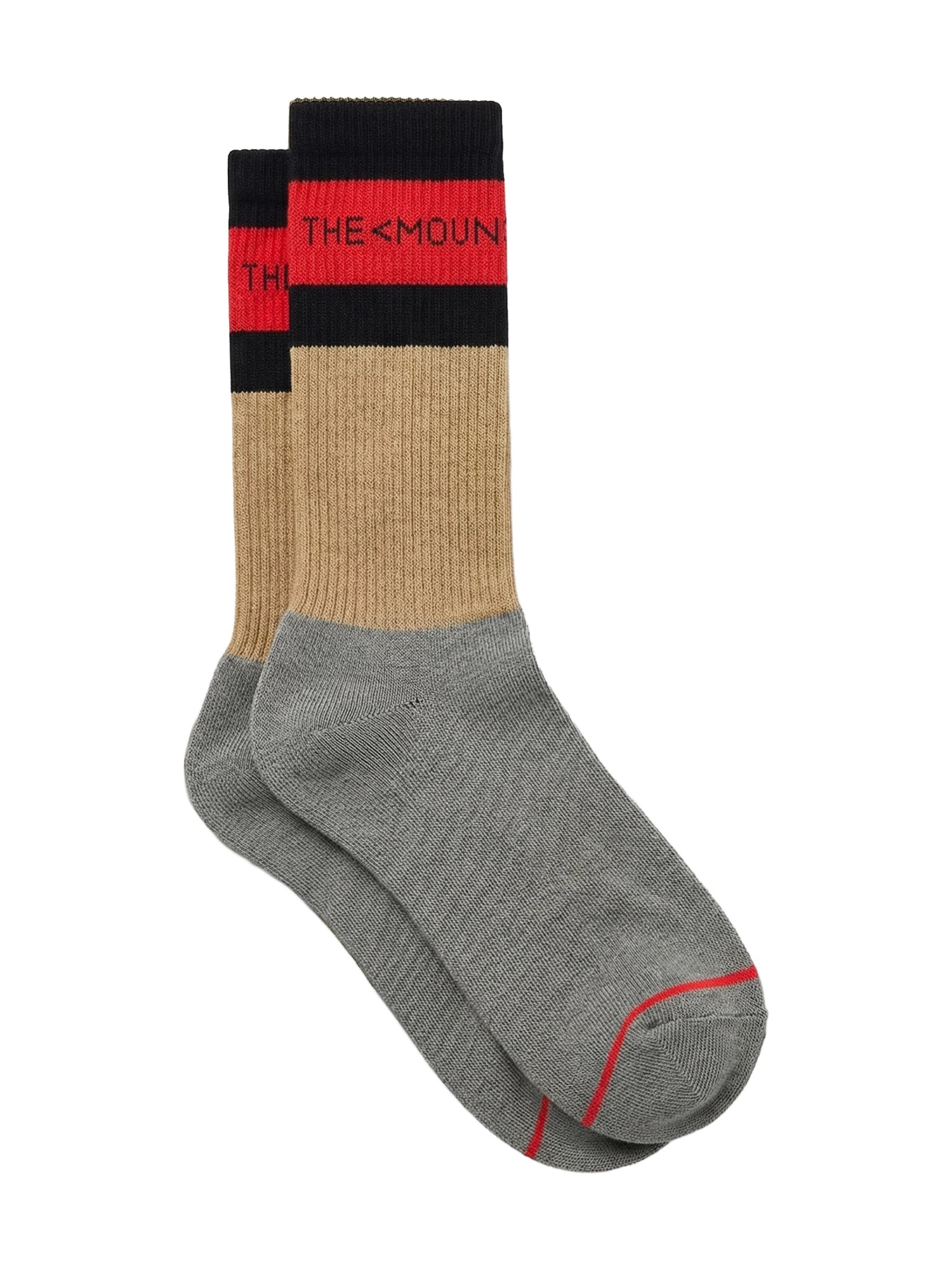 The Mountain Studio W-19 Color Block Socks Socken Unisex weiss/braun weiss/braun Bild 3