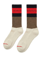 The Mountain Studio W-19 Color Block Socks Unisex weiss/braun weiss/braun Bild 2