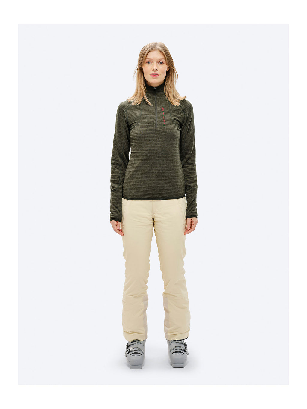 W. LIGHT TECH FLEECE HALF ZIP dunkelgrün Bild 2