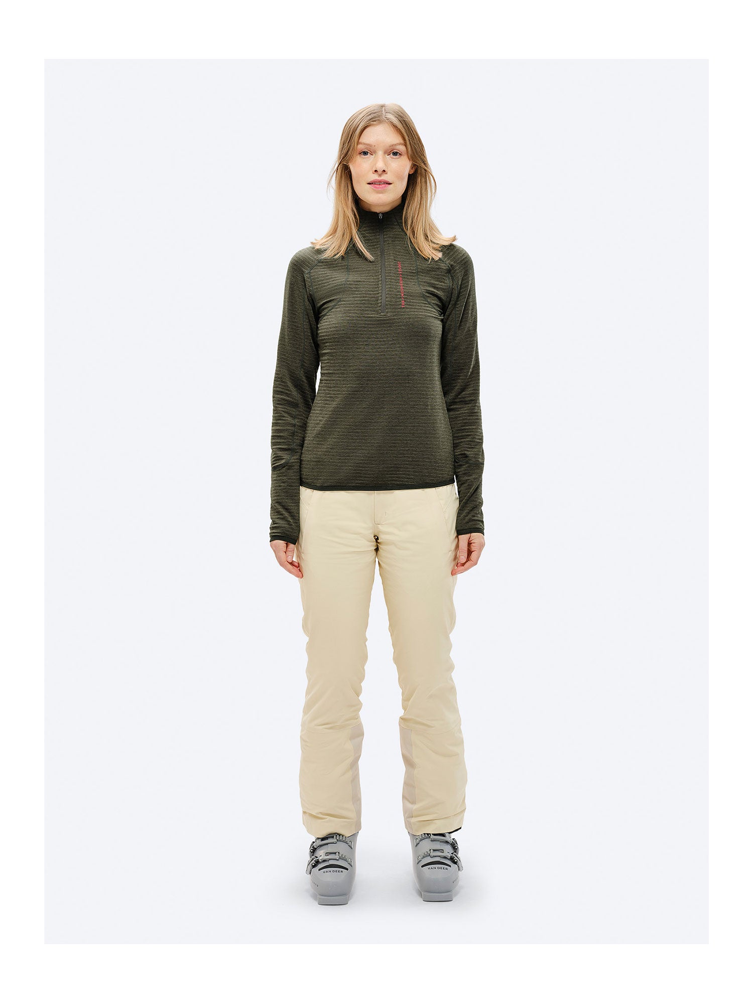 W. LIGHT TECH FLEECE HALF ZIP dunkelgrün Bild 2