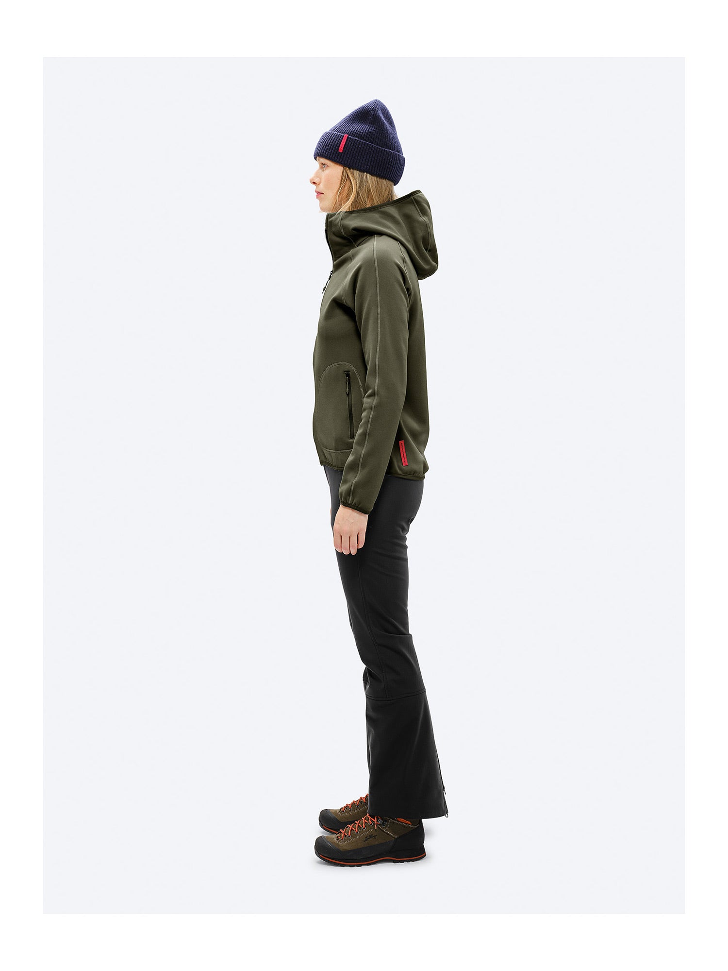 W. TECH FLEECE HOOD dunkelgrün Bild 4