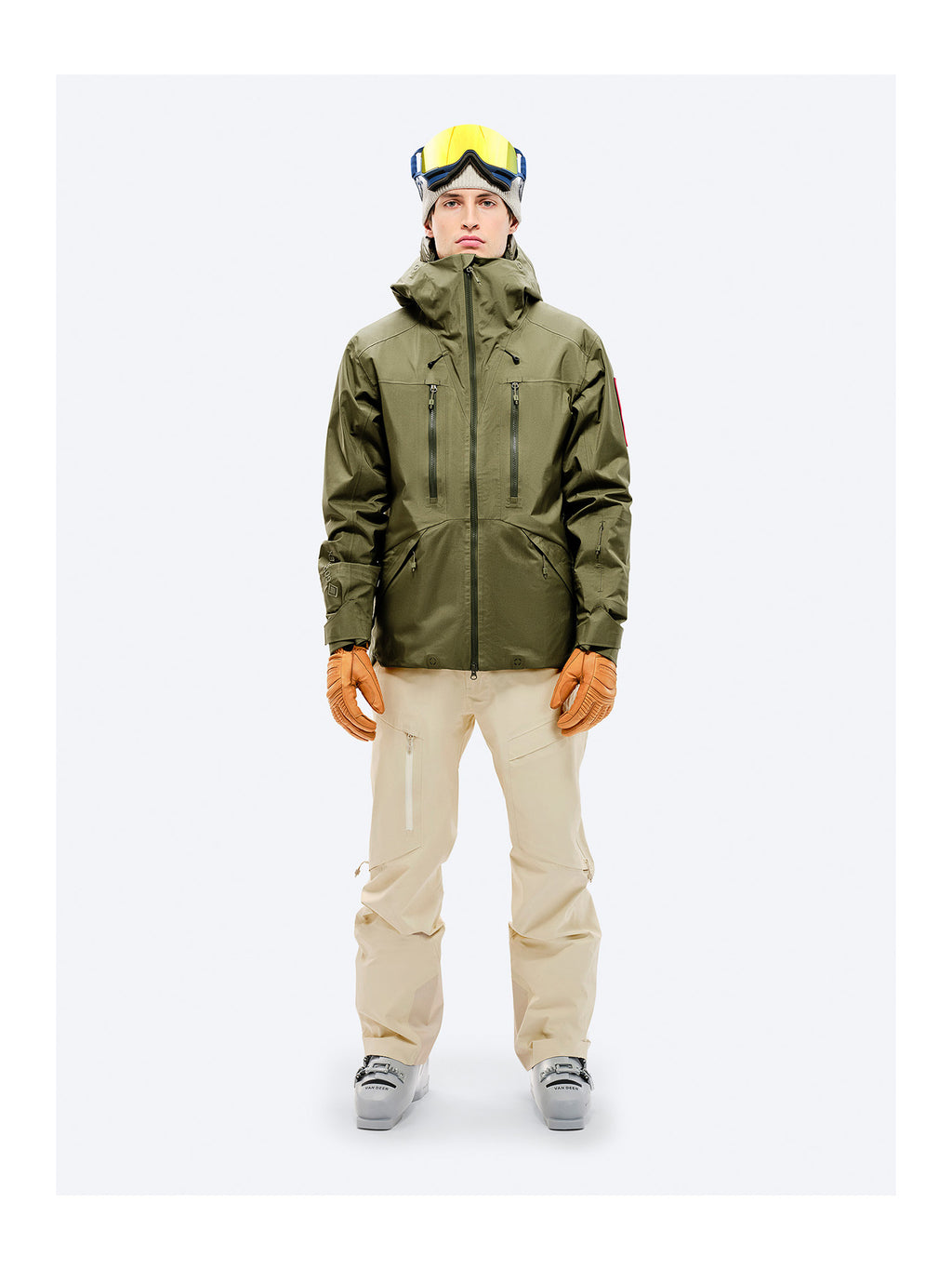 The Mountain Studio Z-2 HD Hard-Shelljacke Herren grün dunkelgrün Bild 3