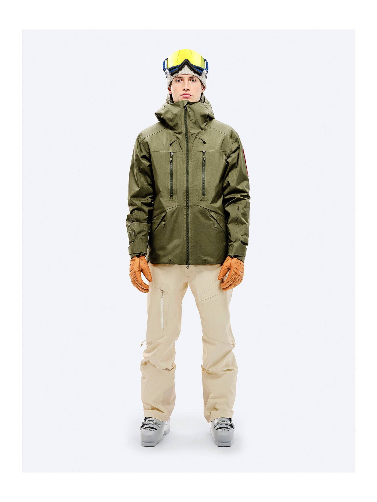 The Mountain Studio Z-2 HD Hard-Shelljacke Herren grün dunkelgrün Bild 3