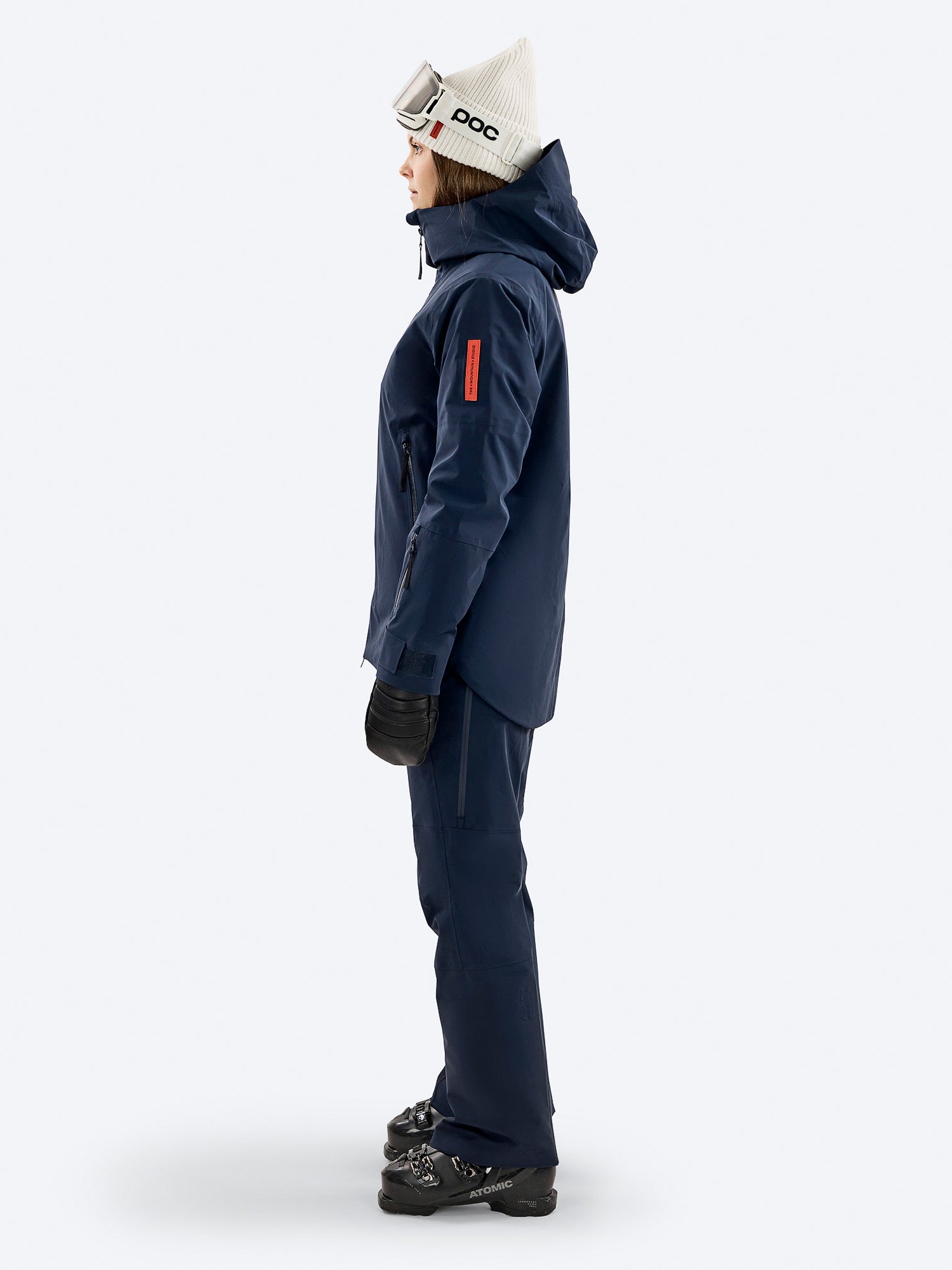 The Mountain Studio ZA-1324 Hybridshell Jacke Damen dunkelblau dunkelblau Bild 2