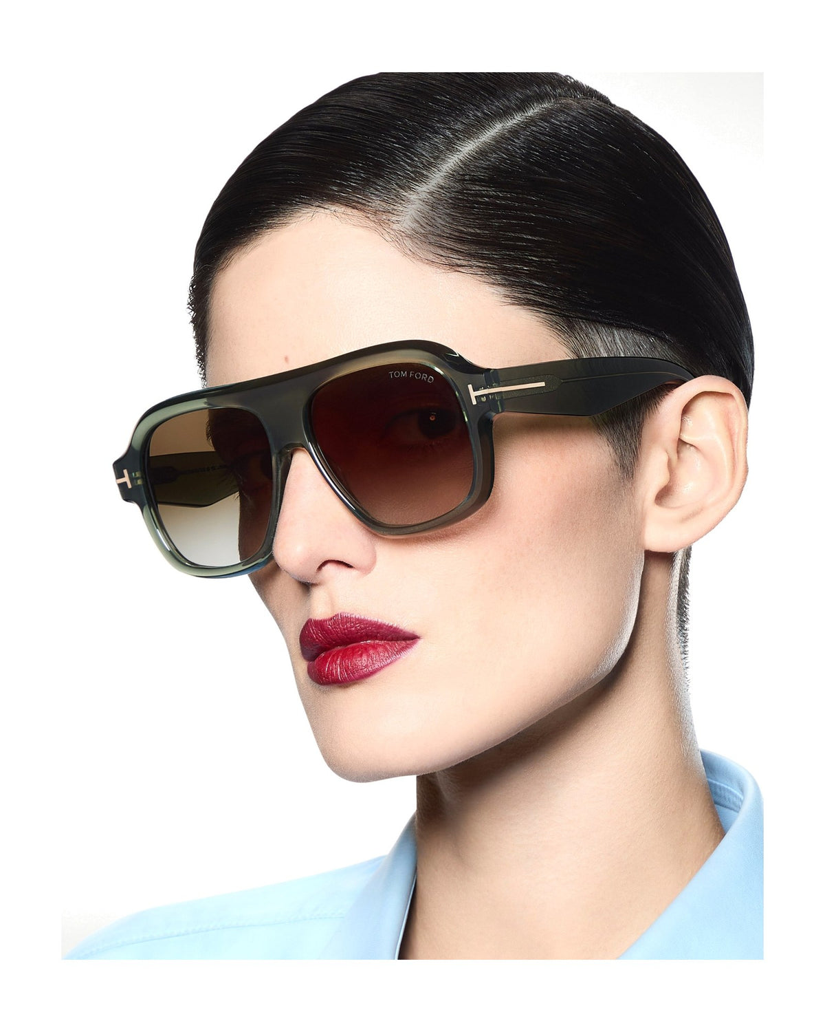 Tom Ford Rhonda-02 Damen-Sonnenbrille grün Bild 5