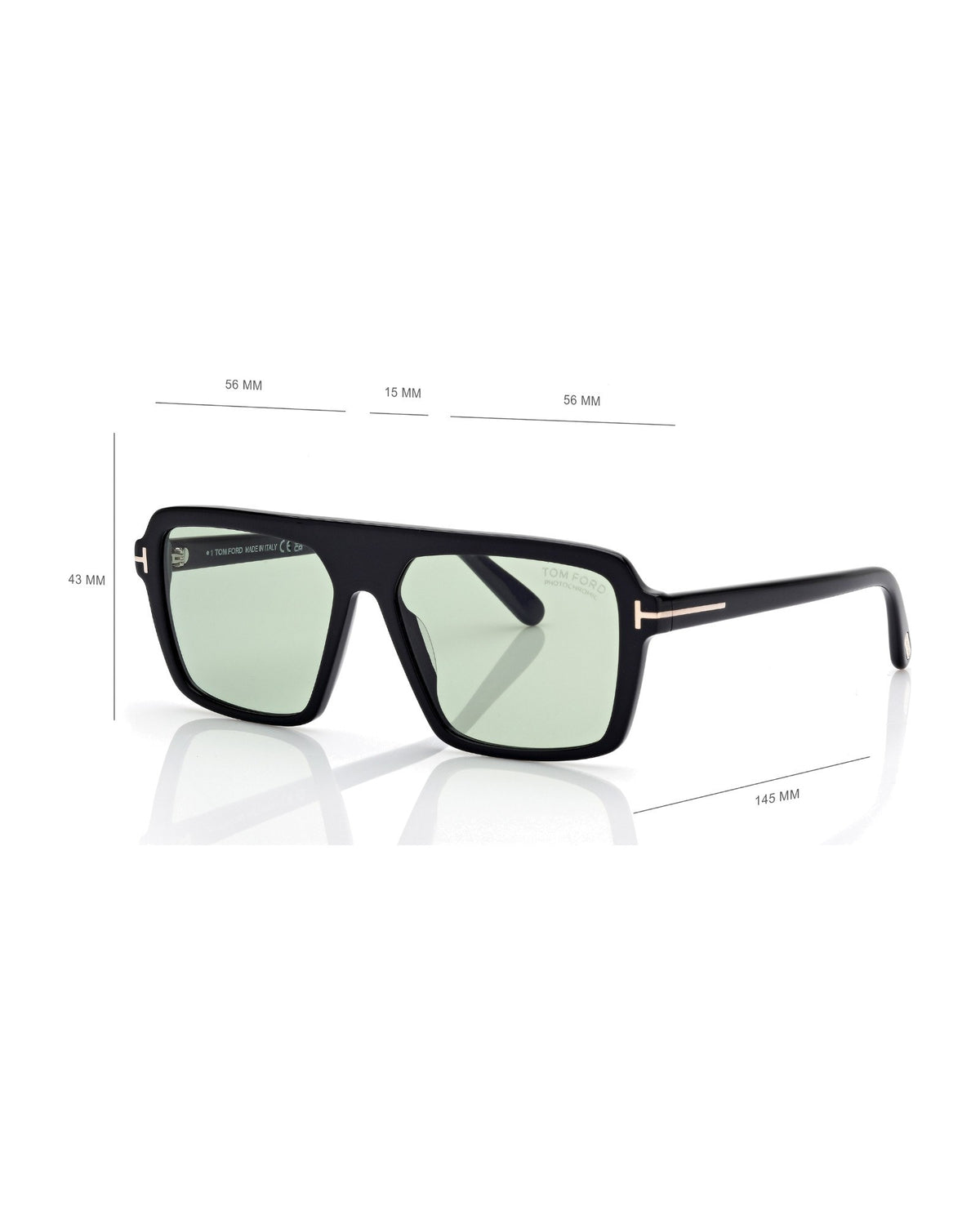 Tom Ford Vincent Herren-Sonnenbrille schwarz Bild 4