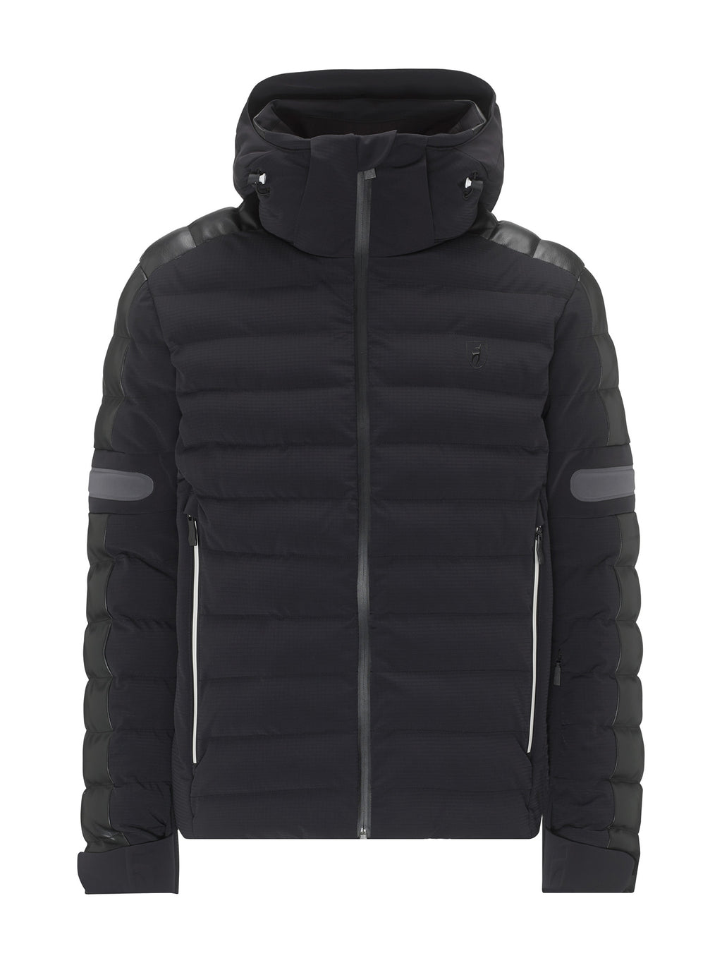 Toni Sailer Gideon Faux Leather Skijacke Herren schwarz schwarz Bild 1