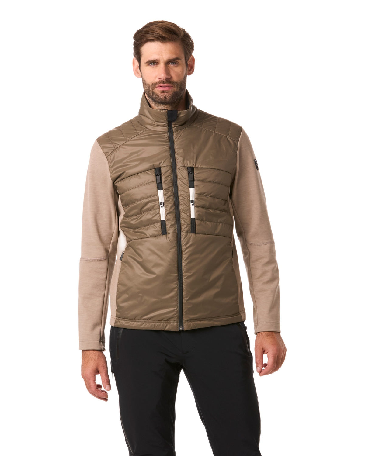 Toni Sailer MARIO WOOL Herren-Midlayerjacke dunkelbraun Bild 3