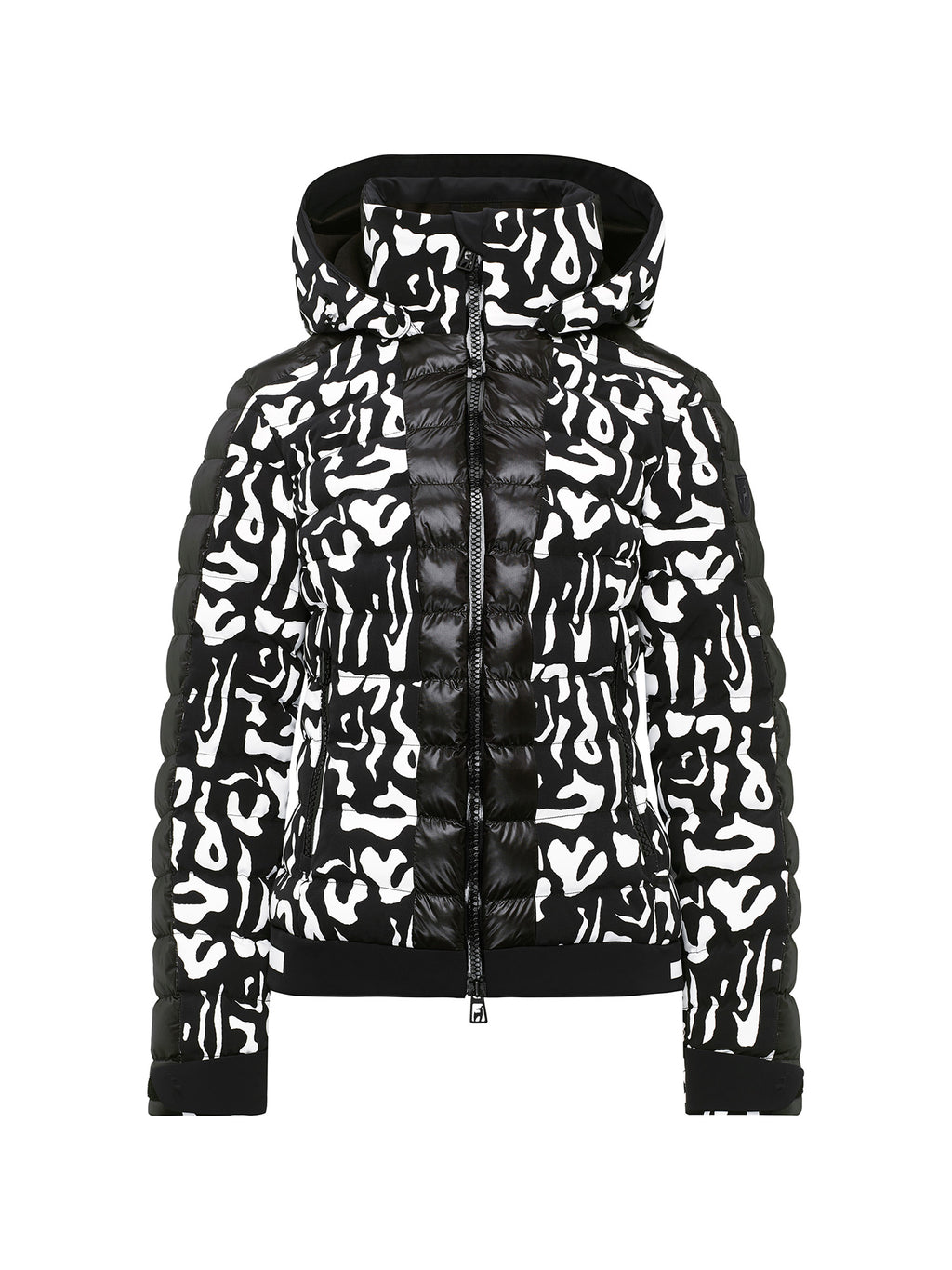 Toni Sailer Norma-Print Skijacke Damen schwarz/weiss schwarz/weiss Bild 1