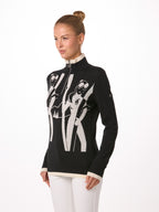 Toni Sailer Quentina Baselayer Damen schwarz schwarz Bild 2