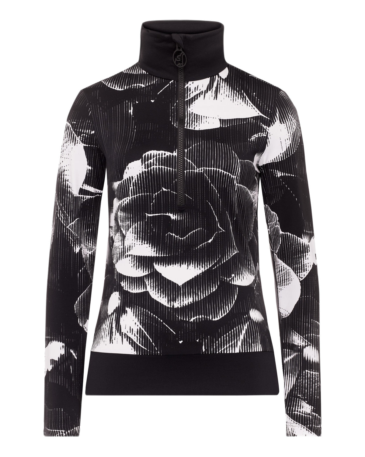 Toni Sailer WIEKA PRINT Damen-First-Layer schwarz Bild 1