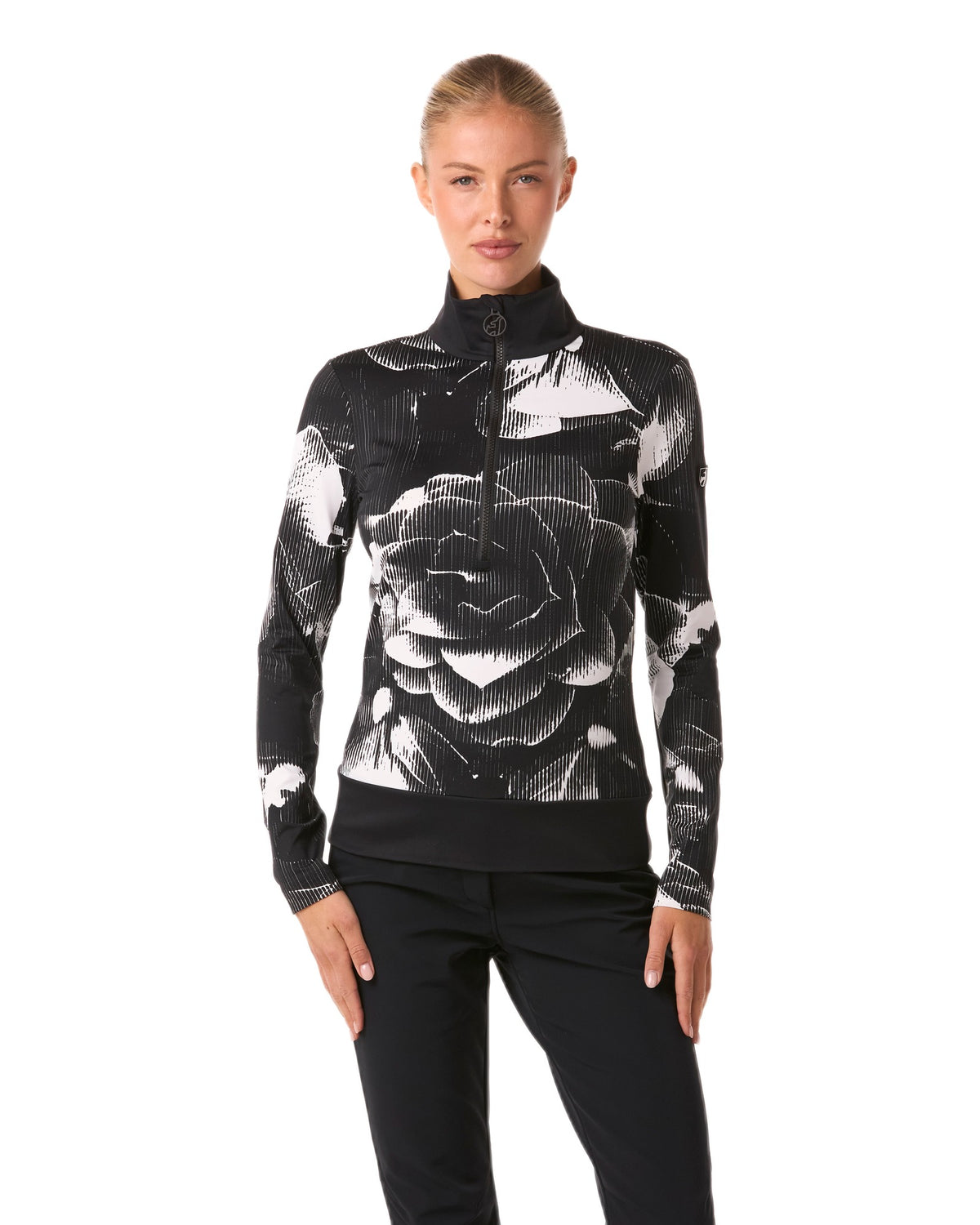Toni Sailer WIEKA PRINT Damen-First-Layer schwarz Bild 3